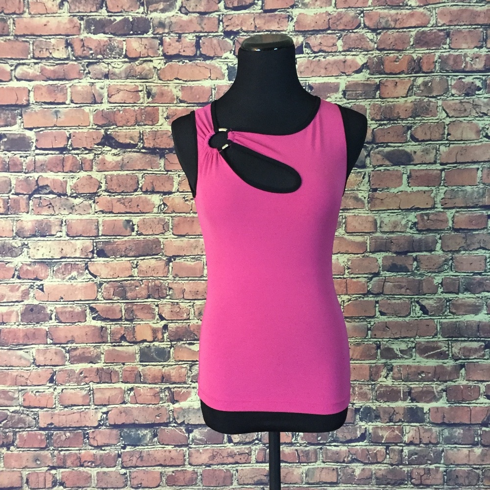 Unique Medium Pink Sexy Sleeveless Top